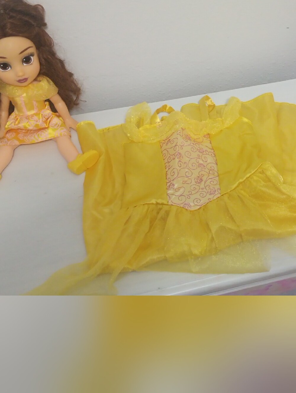 Disney Yellow Belle Dress and Doll Outfit